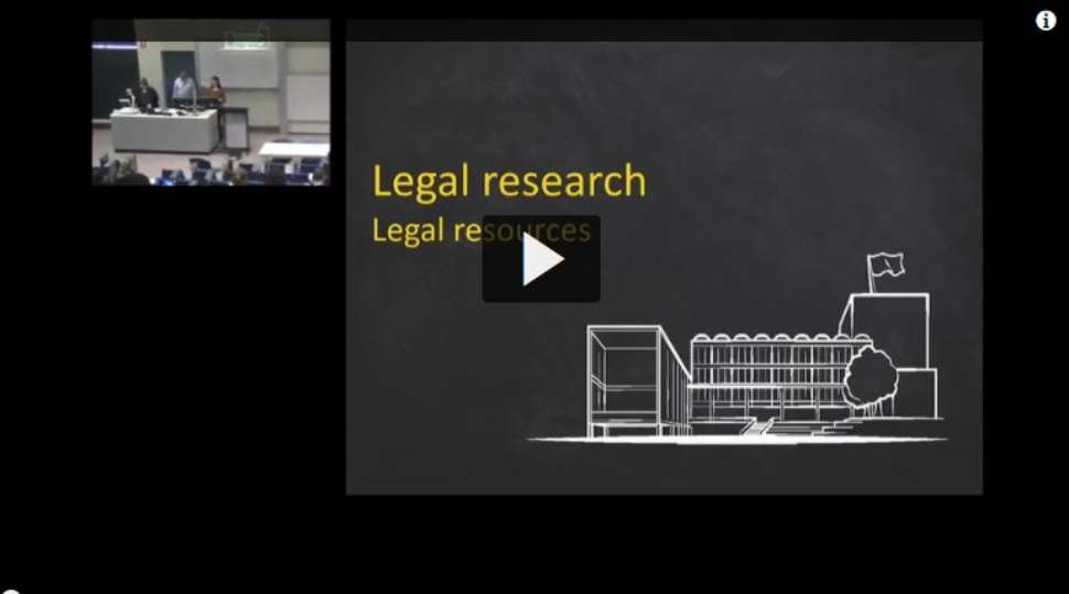 Video - legal resources